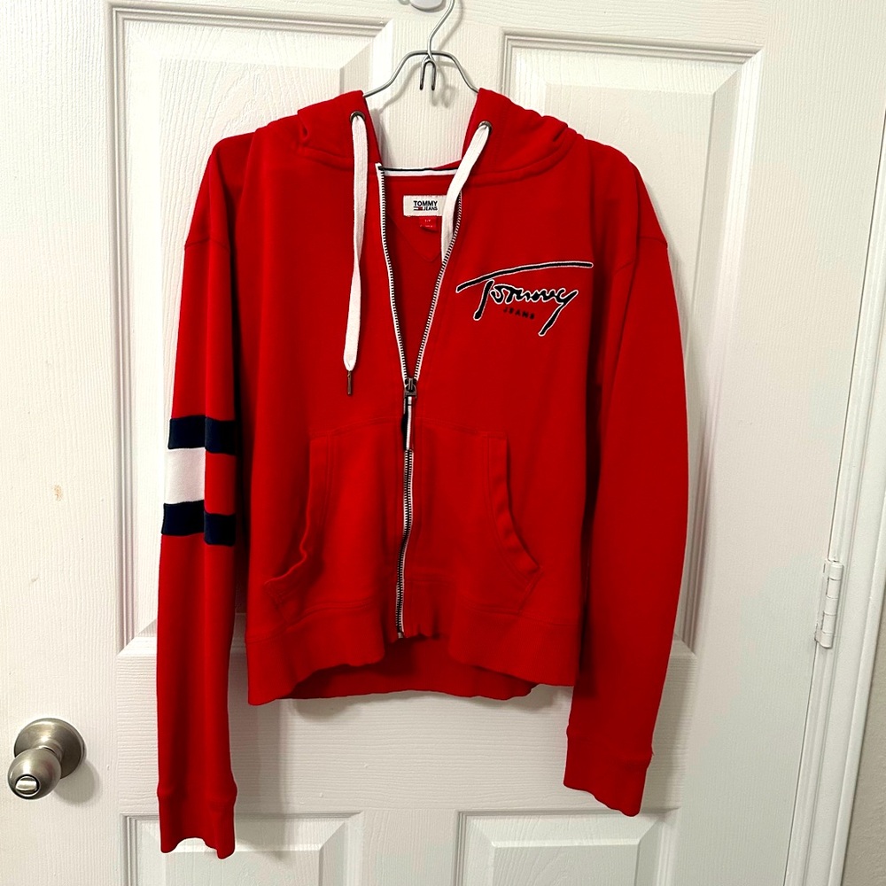 Vintage Tommy Hilfiger zip up hoodie